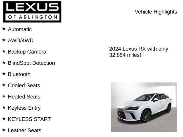 2024 Lexus RX 350 RX 350