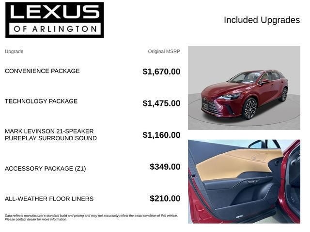2026 Lexus RX RX 350 Premium+