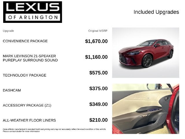 2026 Lexus RX RX 350 Luxury