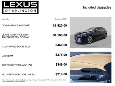 2026 Lexus RX RX 350 Premium