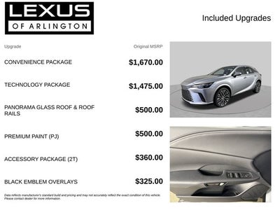 2026 Lexus RX RX 350 Premium+