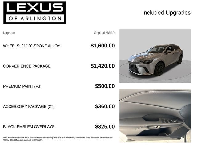 2026 Lexus RX 350 RX 350 Premium