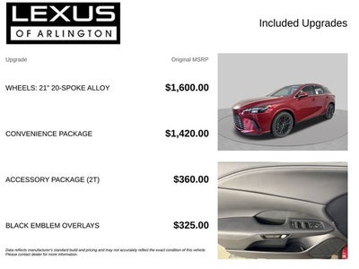 2026 Lexus RX RX 350 Premium