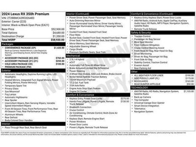 2024 Lexus RX 350h PREMIUM