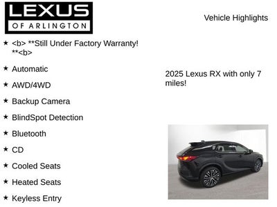 2025 Lexus RX 350h Premium Plus