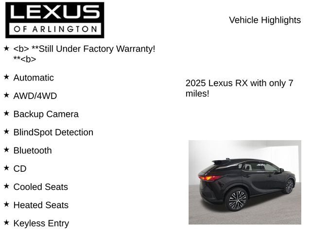 2025 Lexus RX 350h Premium Plus