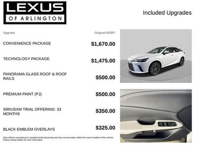 2026 Lexus RX RX 350h Premium+