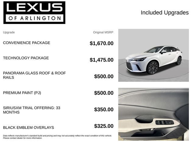 2026 Lexus RX RX 350h Premium+