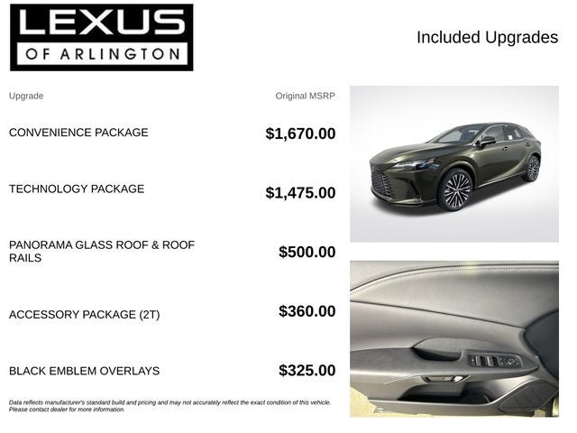 2026 Lexus RX RX 350h Premium+