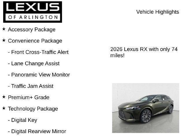 2026 Lexus RX RX 350h
