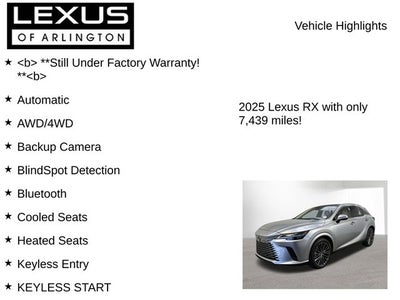 2025 Lexus RX 350h RX 350h