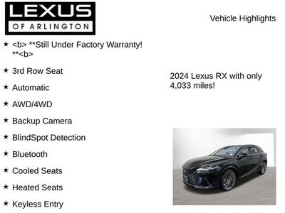 2024 Lexus RX 350h LUXURY