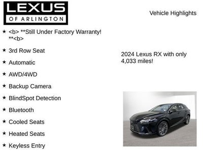 2024 Lexus RX 350h LUXURY