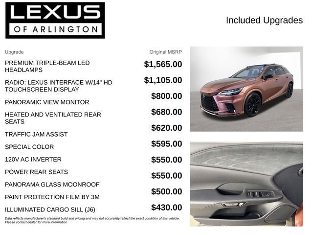 2023 Lexus RX 500h RX 500h F SPORT Performance