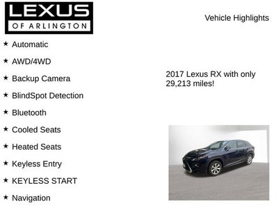 2017 Lexus RX 350 RX 350