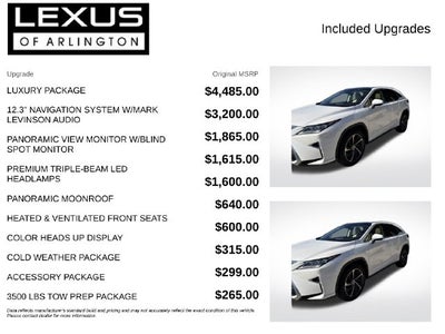 2017 Lexus RX RX 350