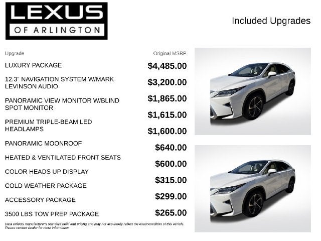 2017 Lexus RX RX 350