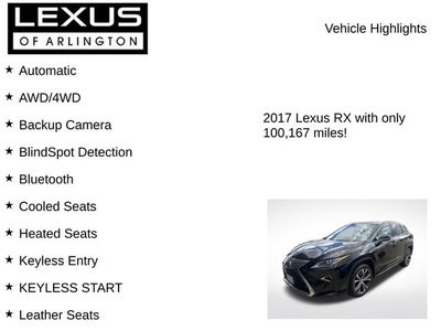 2017 Lexus RX RX 350