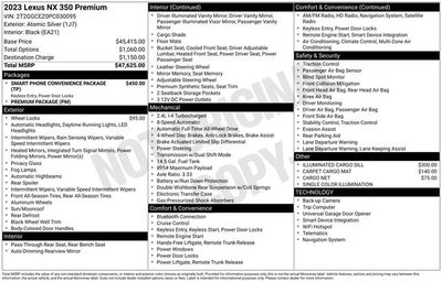 2023 Lexus NX 350 Premium