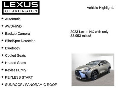 2023 Lexus NX 350 Premium