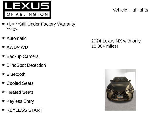 2024 Lexus NX 350 Premium
