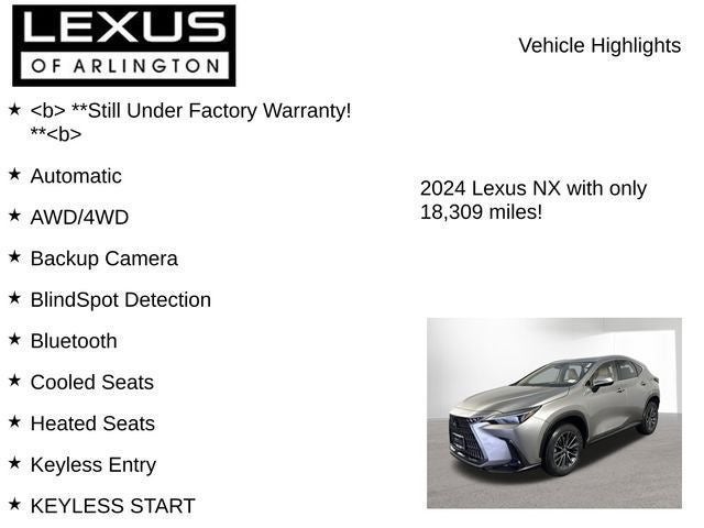 2024 Lexus NX 350 PREMIUM