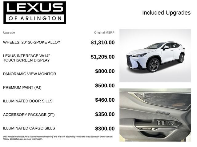 2026 Lexus NX NX 350 Premium