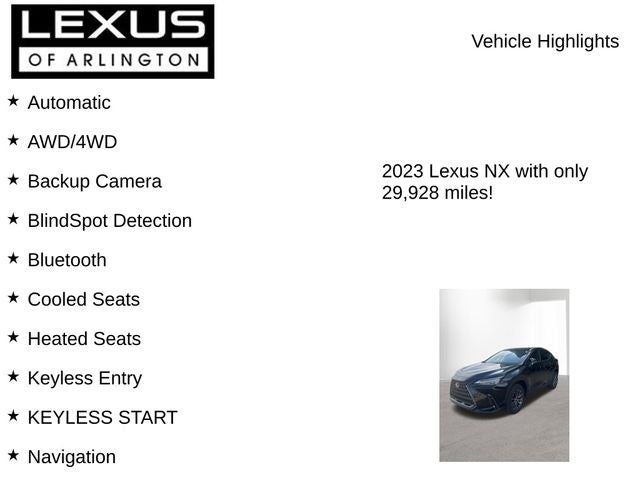 2023 Lexus NX 350 NX 350 Premium