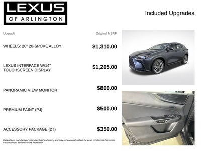 2026 Lexus NX NX 350 Premium