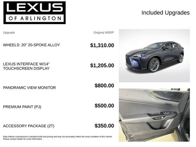 2026 Lexus NX NX 350 Premium