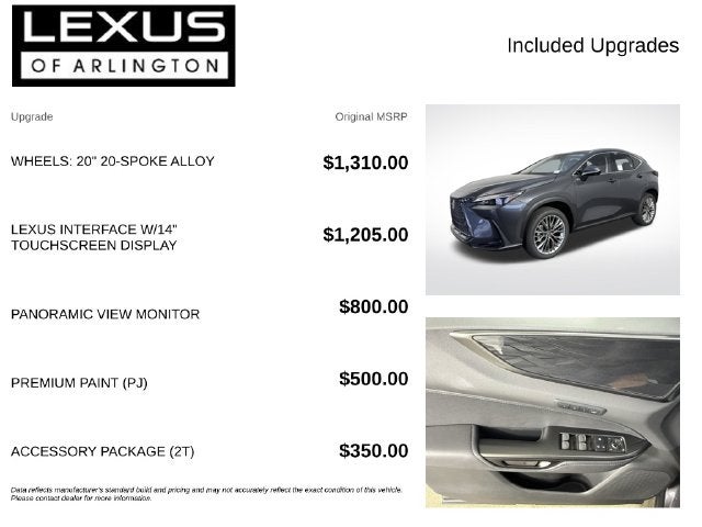 2026 Lexus NX NX 350 Premium