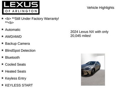 2024 Lexus NX 350h NX 350h Premium