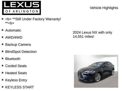 2024 Lexus NX 350 NX 350 Luxury
