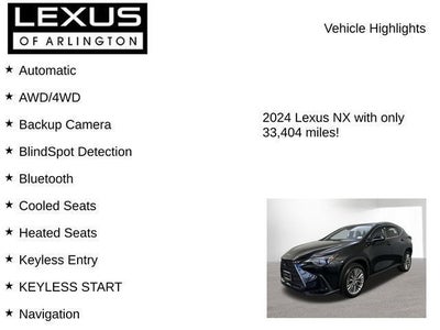 2024 Lexus NX 350 NX 350 Luxury