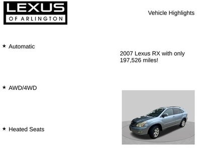 2007 Lexus RX AWD 4dr