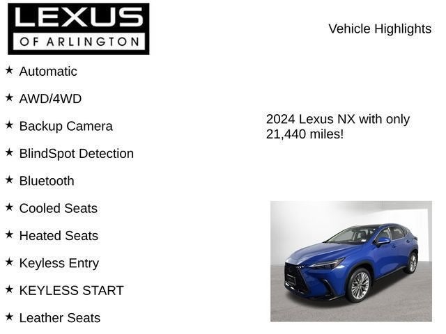 2024 Lexus NX LUXURY AWD