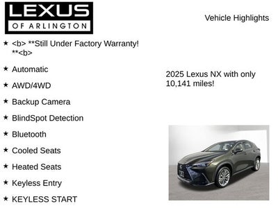 2025 Lexus NX 350h LUXURY AWD