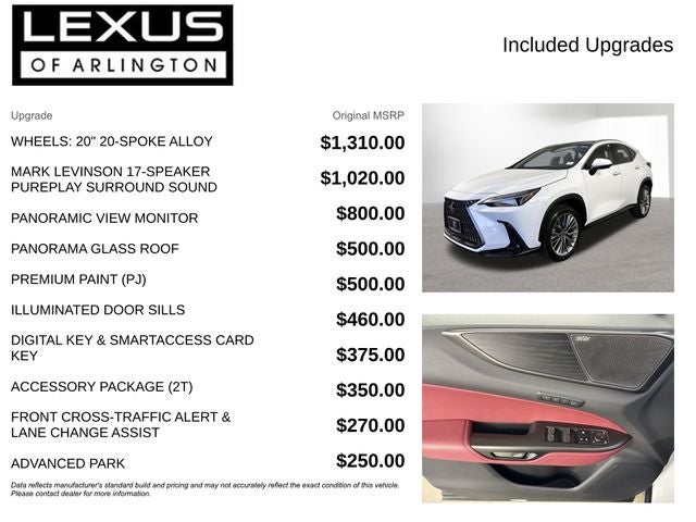 2026 Lexus NX 350h NX 350h Luxury