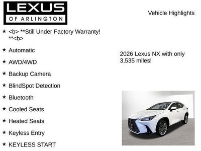 2026 Lexus NX 350h NX 350h Luxury