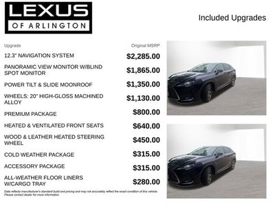 2020 Lexus RX 350 RX 350