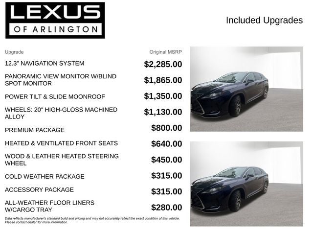 2020 Lexus RX 350 RX 350