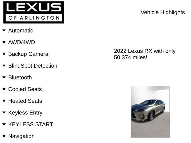 2022 Lexus RX 350