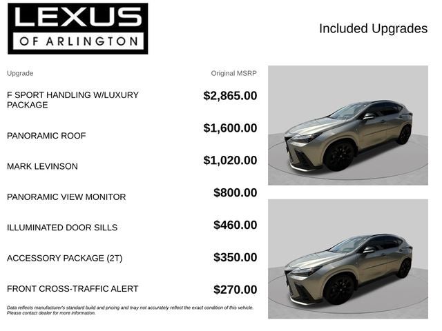 2025 Lexus NX 350 NX 350 F SPORT Handling