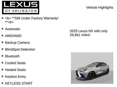 2025 Lexus NX NX 350 F SPORT Handling