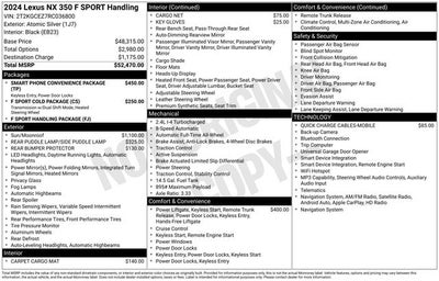 2024 Lexus NX NX 350 F SPORT Handling