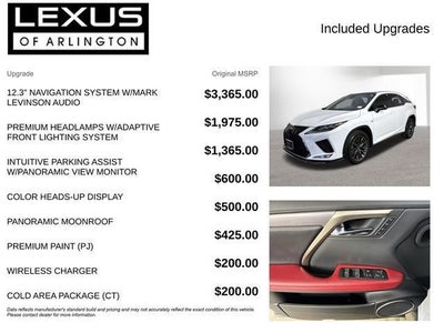 2021 Lexus RX 350 F SPORT PERFORMANCE