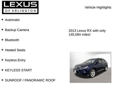 2013 Lexus RX 350 FWD 4dr