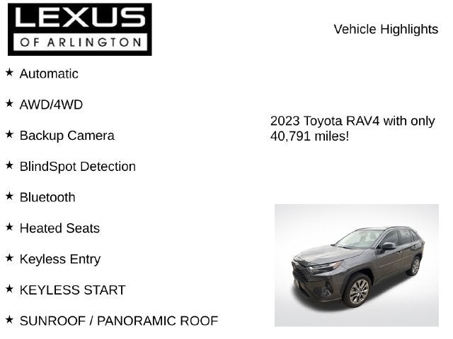 2023 Toyota RAV4 XLE Premium