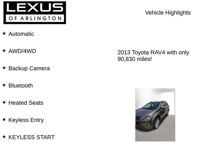 2013 Toyota RAV4 Limited