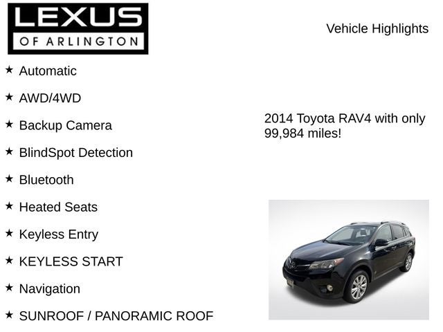 2014 Toyota RAV4 Limited